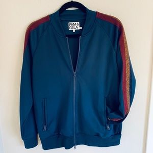 LAST CHANCE Pam & Gela glitter sport stripe jacket
